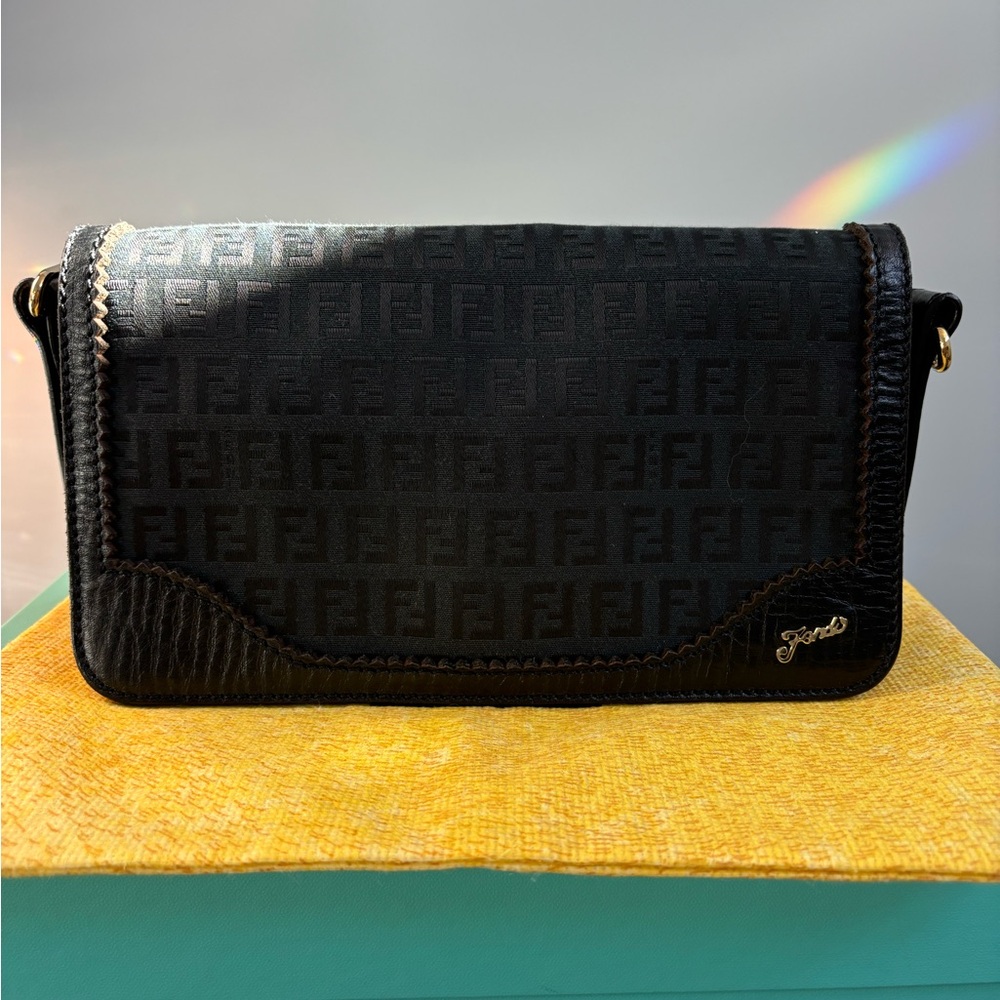 Fendi baguette clutch